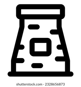cheomseongdae observatory icon vector illustration asset element
