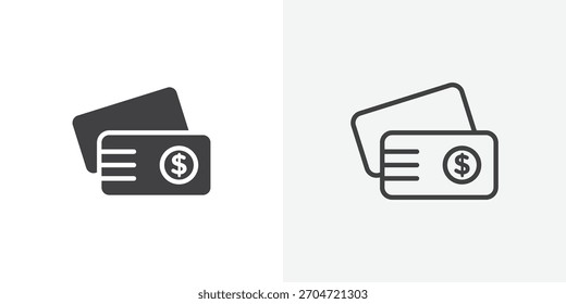 Icono de verificación. colección de línea de trazo editable y estilos planos sólidos.