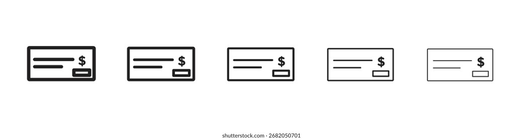 Compruebe la colección del símbolo de diseño del icono para el Diseño gráfico. EPS 10