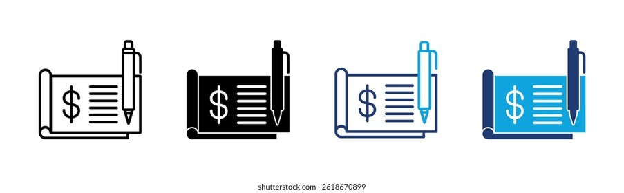 Comprobar elemento de icono para diseño