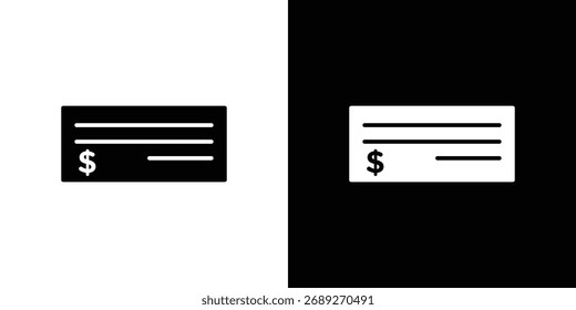 Compruebe la silueta del icono en estilo plano negro. Elemento gráfico