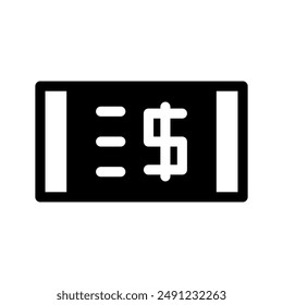 Ilustración de diseño de símbolo de Vector de icono de cheque