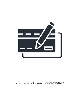 cheque icon. vector.Editable stroke.linear style sign for use web design,logo.Symbol illustration.