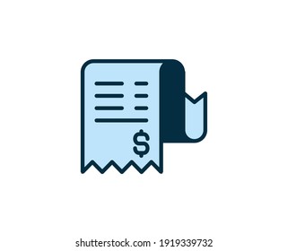 Marque el icono de la línea. Símbolo vectorial en estilo plano y a la moda sobre fondo blanco. El comercio canta por el diseño.