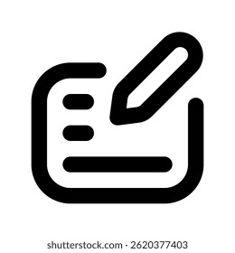 Cheque Vector Design for Finance and Payment Theme. Modern checkbook illustration for banking and transaction usage. Line Icon