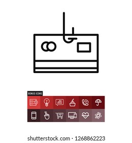 Cheque vector icon