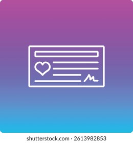 Cheque vector icon. Can be used for printing, mobile and web applications.