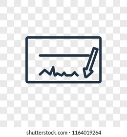 Cheque vector icon isolated on transparent background, Cheque logo concept