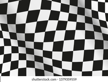 Chequered Flag Background Vector