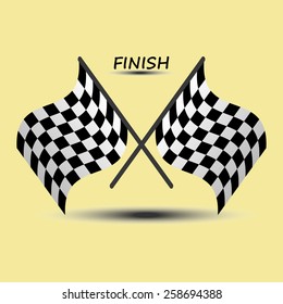 chequered flag  icon