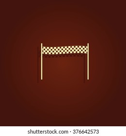 Chequered race flag icon.