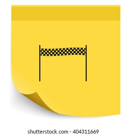 Chequered race flag icon.