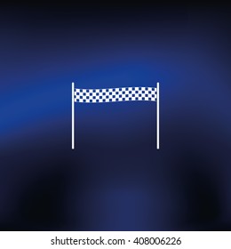 Chequered race flag icon.