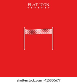 Chequered race flag icon.