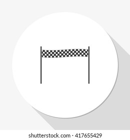 Chequered race flag icon.