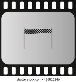Chequered race flag icon.