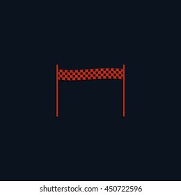Chequered race flag icon.