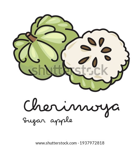 Similar – Image, Stock Photo Fruit of an Annona plant From bobmachee