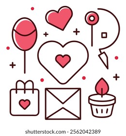 cherish more than anything. valentine-s-day-icon-set-vector-illustration.