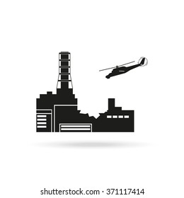 Chernobyl nuclear power station. 