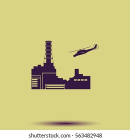 Chernobyl nuclear power station.