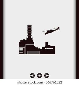 Chernobyl nuclear power station.