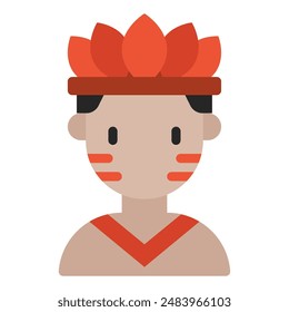 Cherokee icon for web, app, infographic, etc