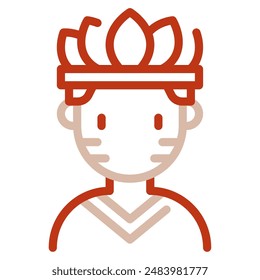 Cherokee-Symbol für Web, App, Infografik, etc