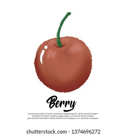cherrie vector illustration