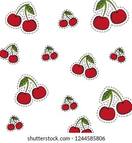 Cherries background pattern
