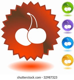 cherries badge