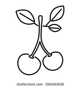 cherries fresh fruit icon