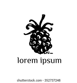 Cherries vector illustration (sign, symbol, logo, icon)