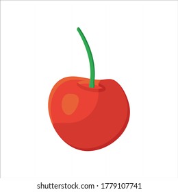 Cherry 3d Vektorgrafik Flattsymbol