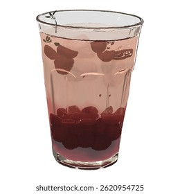 Cherry ade fruit tea juice fruit drink dessert
