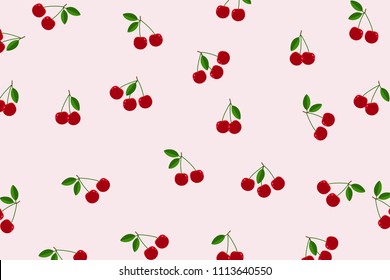 Cherry background graphic vector