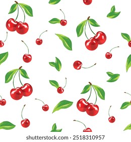 Cherry Background Pattern for background or fabric.