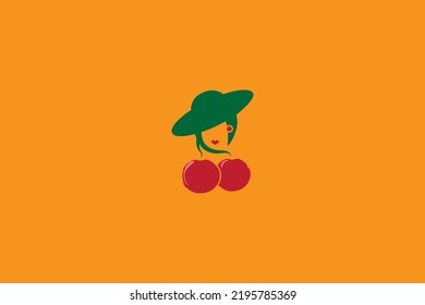 CHERRY BEAUTY FASHION LOGO FREE DOWNLOAD