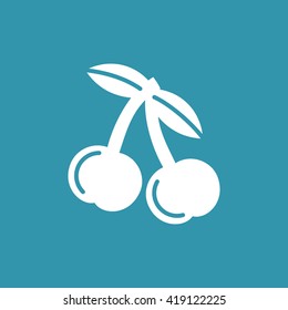 Cherry or Berry Icon. Eps-10.