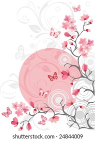 Cherry blossom background