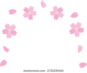 Fondo de flor de cerezo, arreglo de flor de cerezo