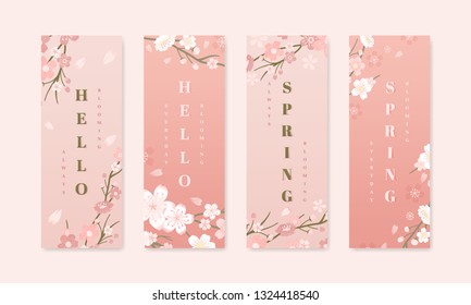 Cherry blossom background collections