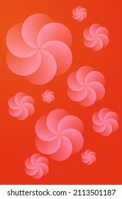 cherry blossom background design vector, illustration