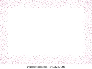 Cherry blossom background material illustration