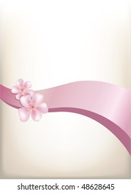 Cherry blossom background for your best wishes cards :)