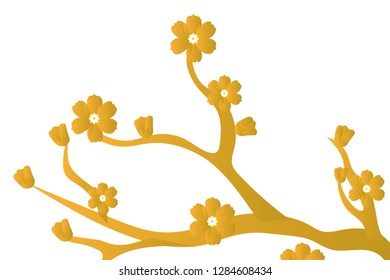 cherry blossom branch