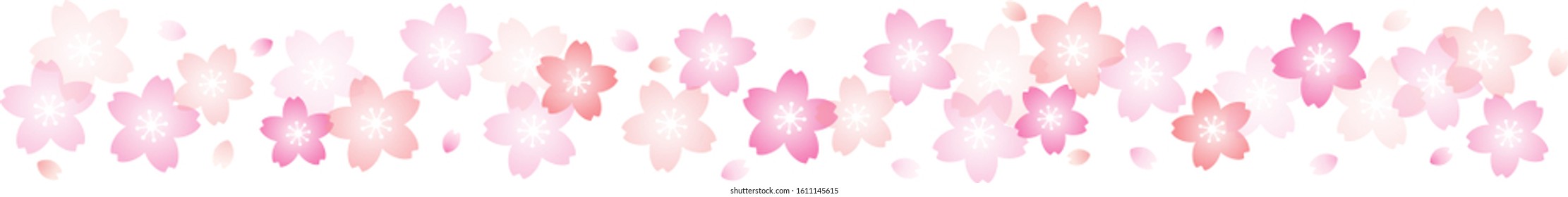 Cherry blossom Decorative line material