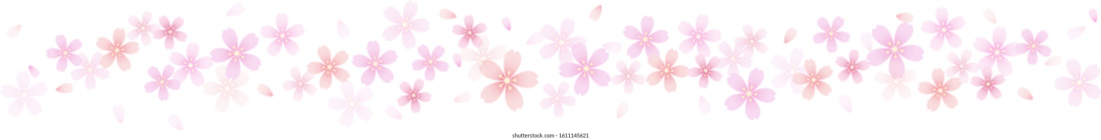 Cherry blossom Decorative line material