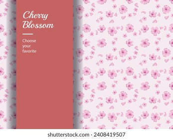cherry blossom element vector pattern white day easter flower Asian japanese