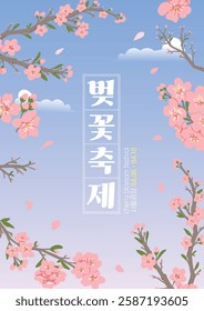 cherry blossom festival poster
korean: Cherry Blossom Festival, place name